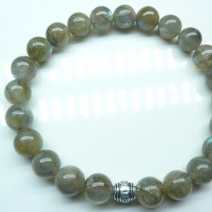 Bracelet Labradorite - Perles rondes 8mm