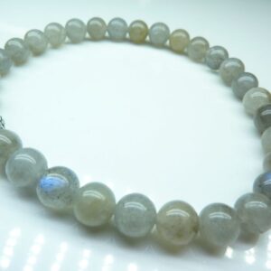 Bracelet Labradorite - Perles rondes 6mm