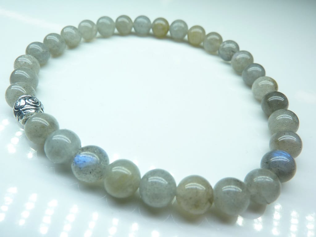 Bracelet Labradorite - Perles rondes 6mm