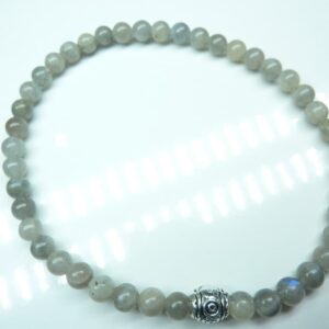 Bracelet Labradorite - Perles rondes 4mm