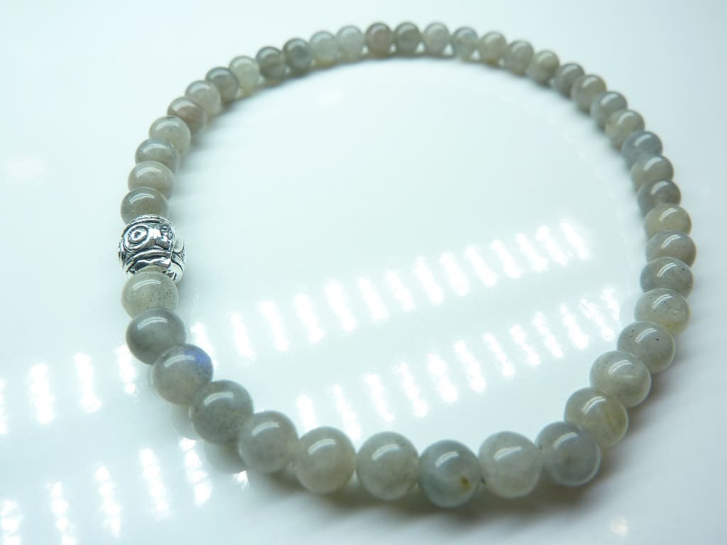 Bracelet Labradorite - Perles rondes 4 mm