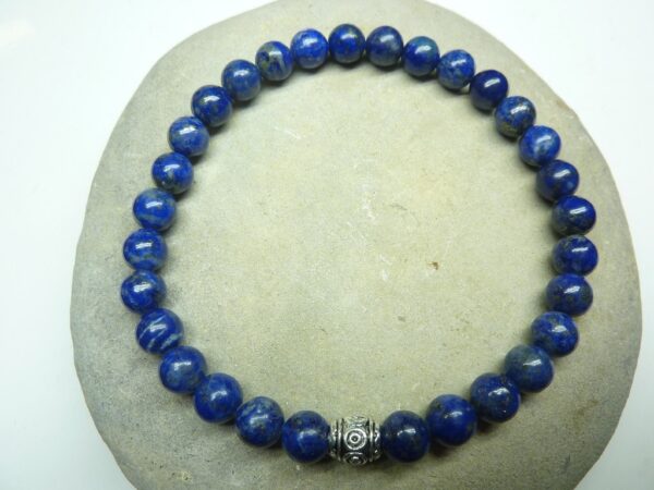 Bracelet Lapis Lazuli en perles rondes 6 mm