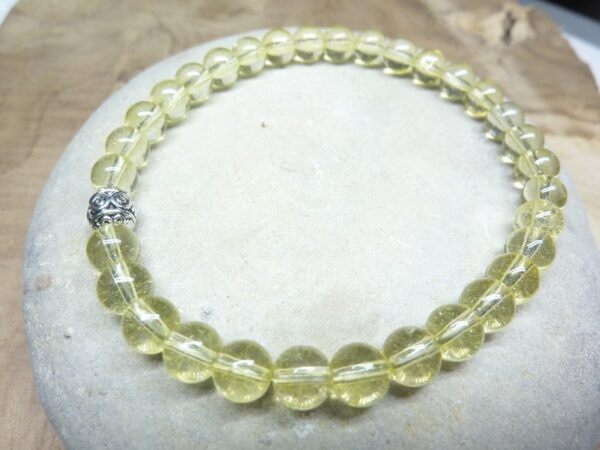 Bracelet Citrine - Perles rondes 6 mm