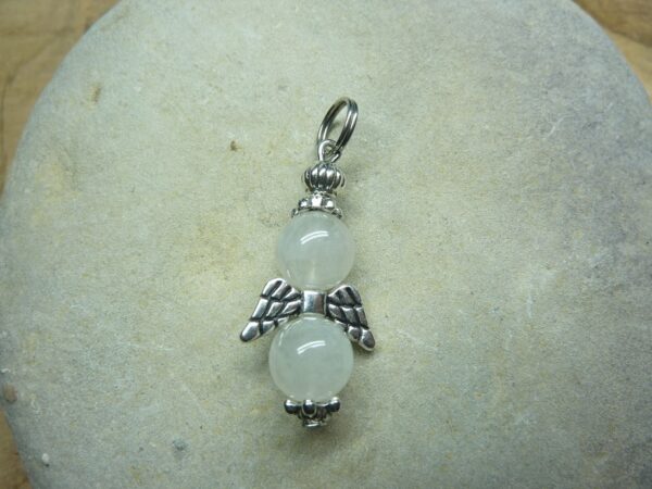 Pendentif Pierre de lune - Perles rondes 8 mm