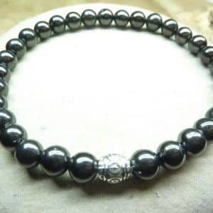 Bracelet Shungite - Perles rondes 6 mm