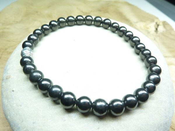 Bracelet Shungite - Perles rondes 6 mm