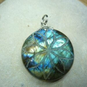 Pendentif Labradorite 10,8 gr ref 0413