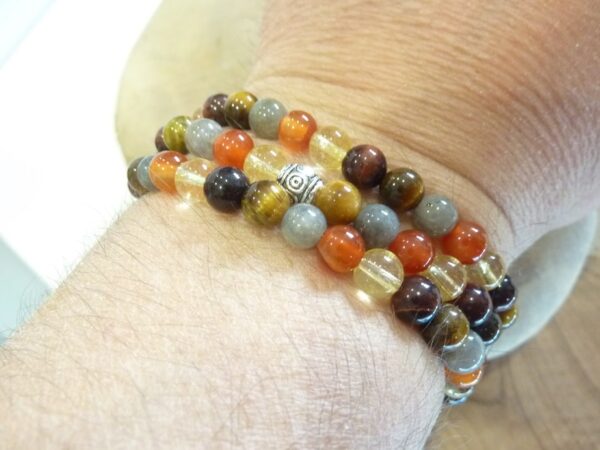 Collier Oeil de tigre-Taureau-Estime de soi