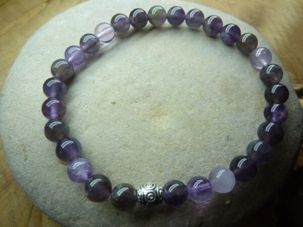 Bracelet Cacoxénite super seven - Perles 6 mm