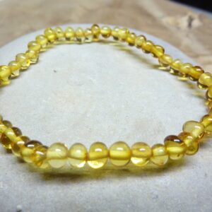 Bracelet Ambre miel véritable Baltique