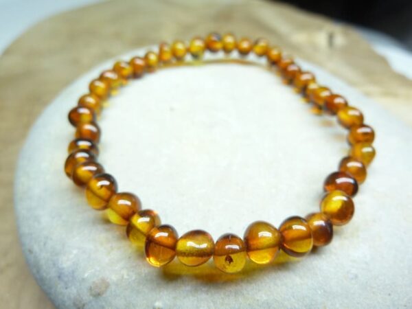 Bracelet Ambre Cognac véritable Baltique