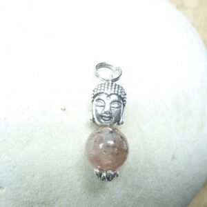 Pendentif Cacoxénite super seven Bouddha