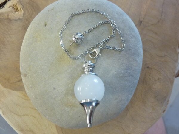 Pendule Quartz cristal de roche – Radiesthésie