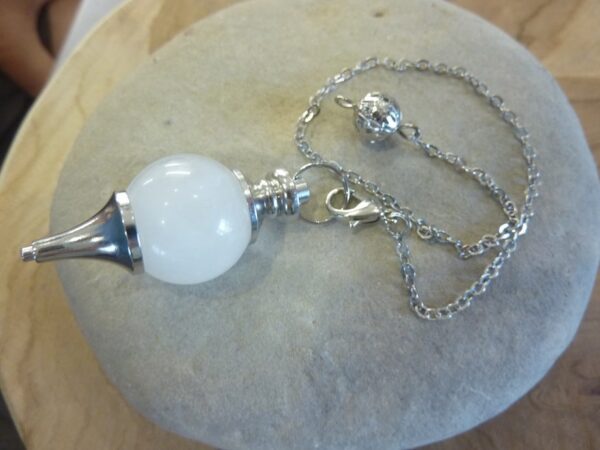 Pendule Quartz cristal de roche – Radiesthésie