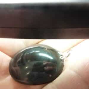 Pendentif Obsidienne oeil céleste 16,7 gr réf 4728