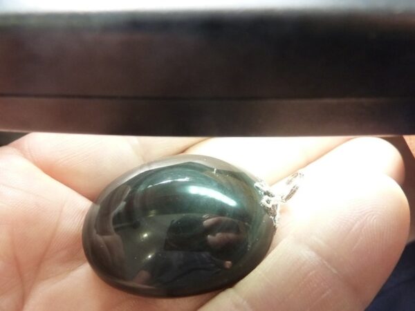 Pendentif Obsidienne oeil céleste 16,7 gr réf 4728