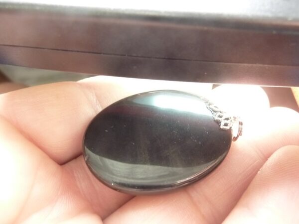 Pendentif Obsidienne oeil céleste 16,7 gr réf 4728