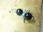 Pendentif Biotite mica - Perles rondes 8 mm