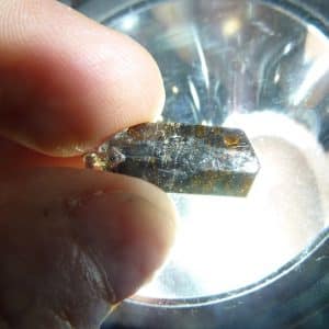 Pendentif Tourmaline brune Dravite poids 4,3 gr ref 4623
