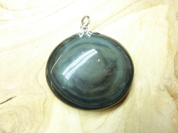 Pendentif Obsidienne mentogochol rare Ref 1212