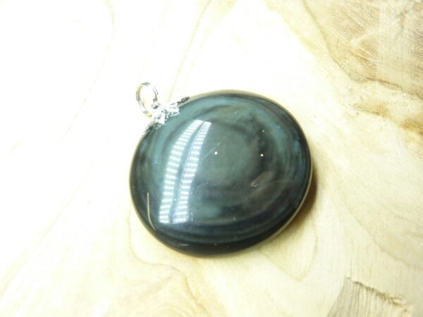 Pendentif Obsidienne mentogochol rare Ref 1212