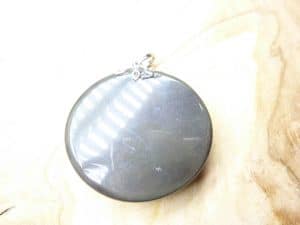 Pendentif Obsidienne mentogochol rare Ref 1212