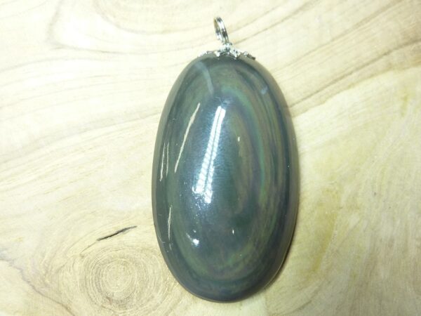 Pendentif Obsidienne mentogochol rare Ref 2323