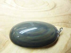 Pendentif Obsidienne mentogochol rare Ref 2323