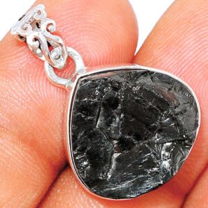 Pendentif Shungite monture en argent ref 0113