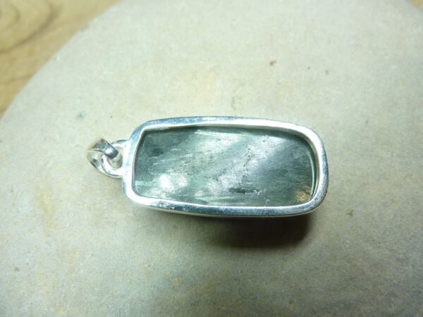 Pendentif Séraphinite monture argent 925 ref 2232