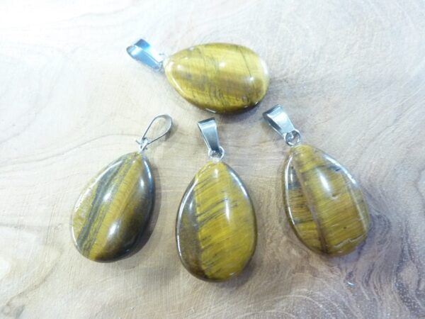 Pendentif Oeil de tigre goutte