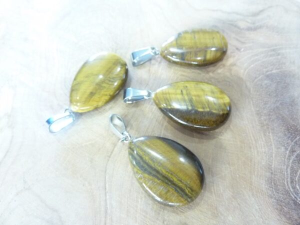 Pendentif Oeil de tigre goutte