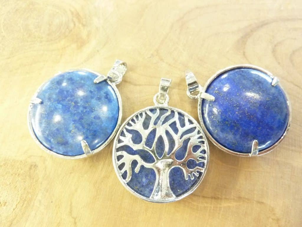 Pendentif arbre de vie - Lapis lazuli 