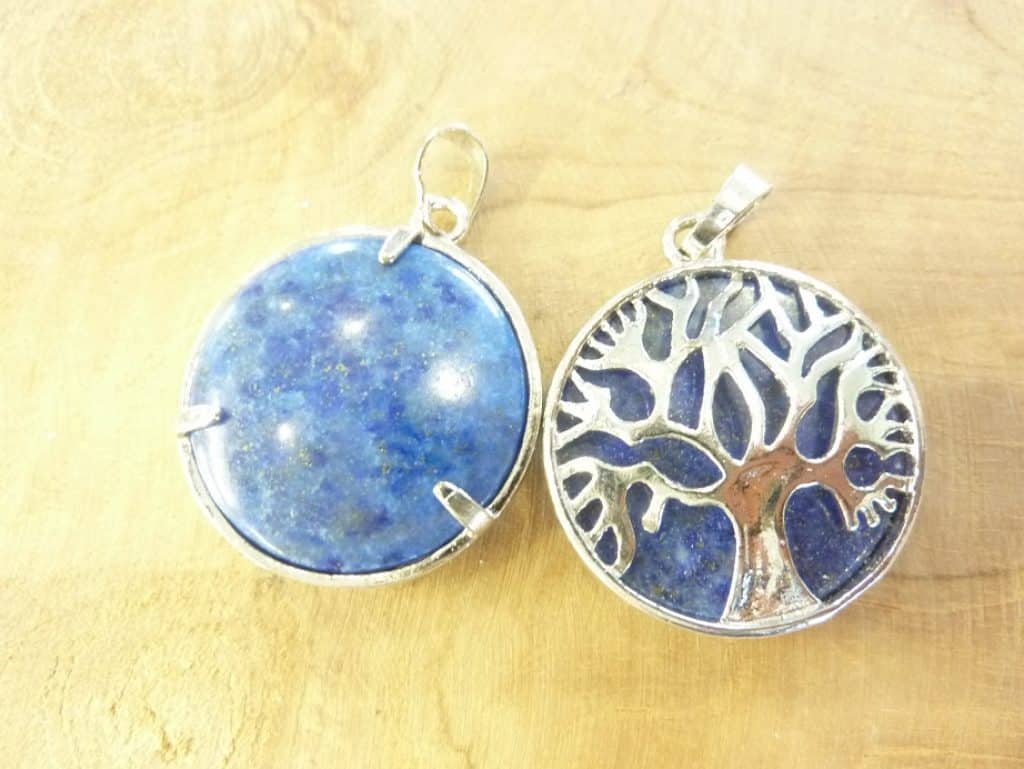 Pendentif arbre de vie - Lapis lazuli 