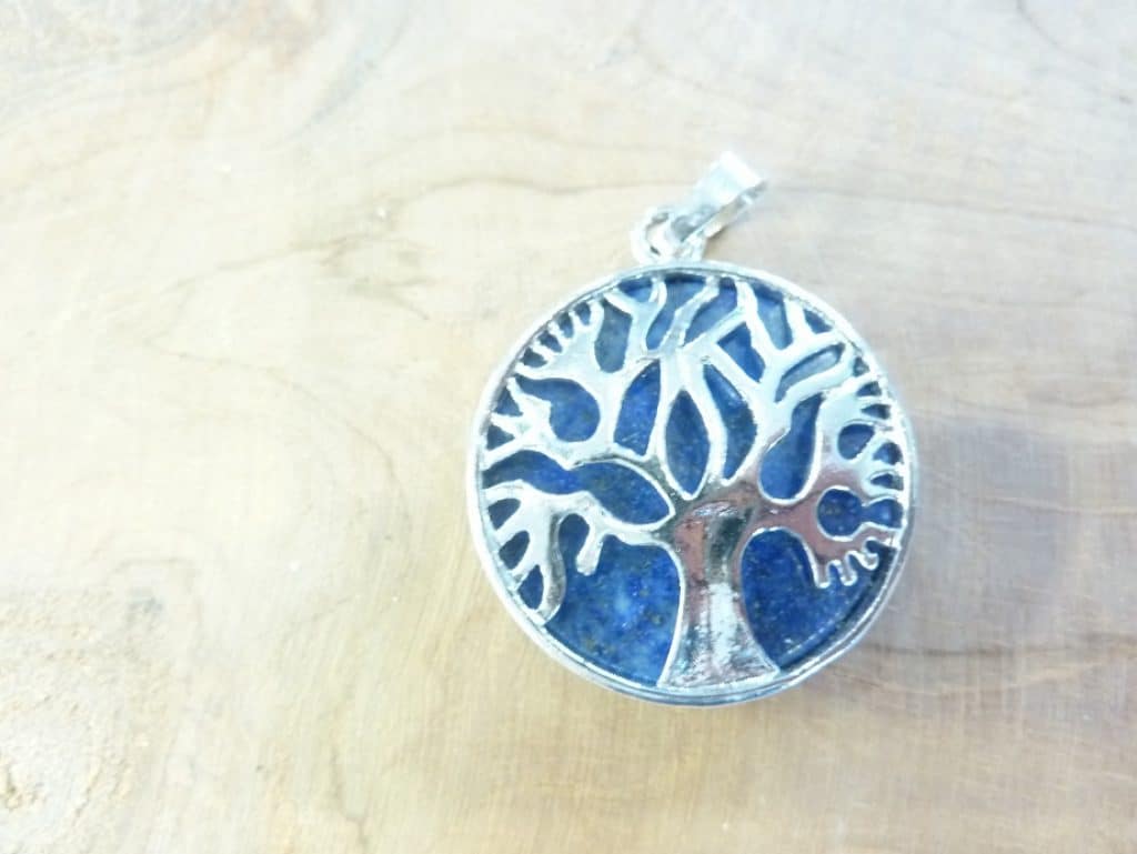 Pendentif arbre de vie - Lapis lazuli 