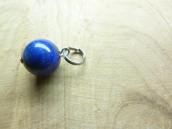 Pendentif Lapis lazuli perle ronde 10 mm