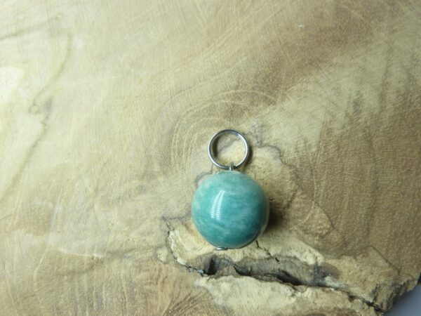 Pendentif Amazonite - Perle ronde 12 mm