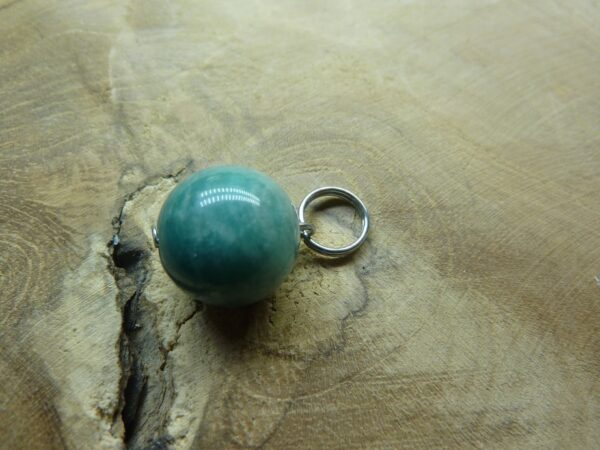Pendentif Amazonite - Perle ronde 12 mm