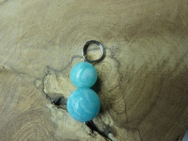 Pendentif Amazonite - Perles rondes 8-10 mm