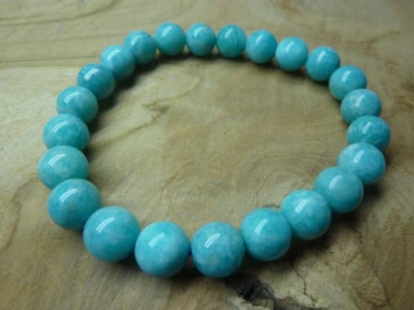 Bracelet Amazonite - Perles 8 mm