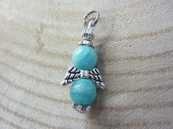 Pendentif Amazonite - Perles rondes 8 mm
