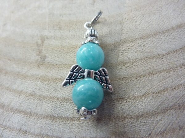 Pendentif Amazonite - Perles rondes 8 mm