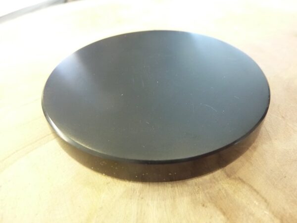 Fleur de vie en obsidienne noire