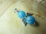 Pendentif Hémimorphite - Perles rondes 10 mm