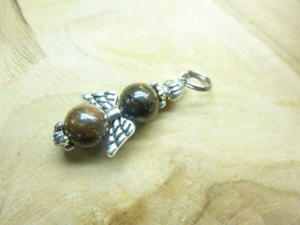 Pendentif Bronzite - perles rondes 8 mm