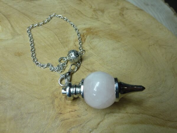 Pendule Quartz rose – Radiesthésie