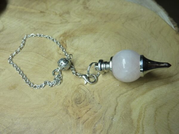 Pendule Quartz rose – Radiesthésie