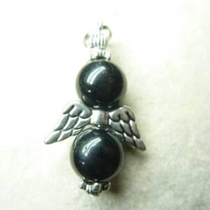 Pendentif Spinelle noir 10 mm