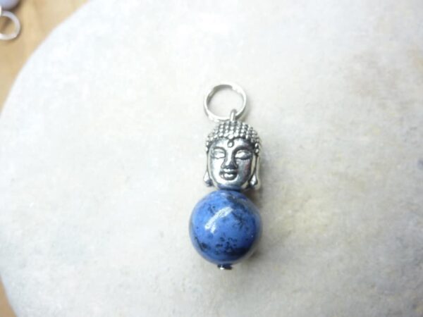 Pendentif Dumortiérite Bouddha