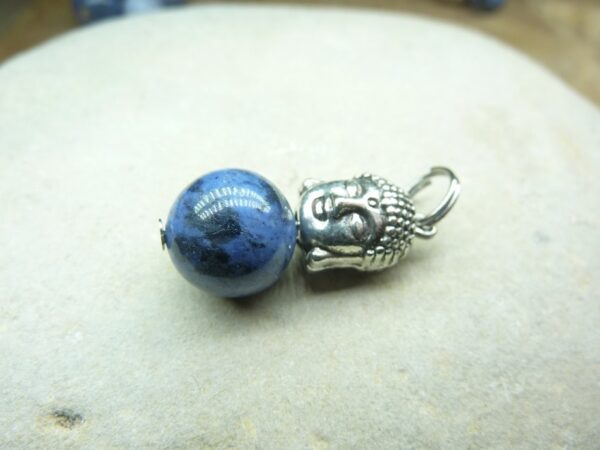 Pendentif Dumortiérite Bouddha